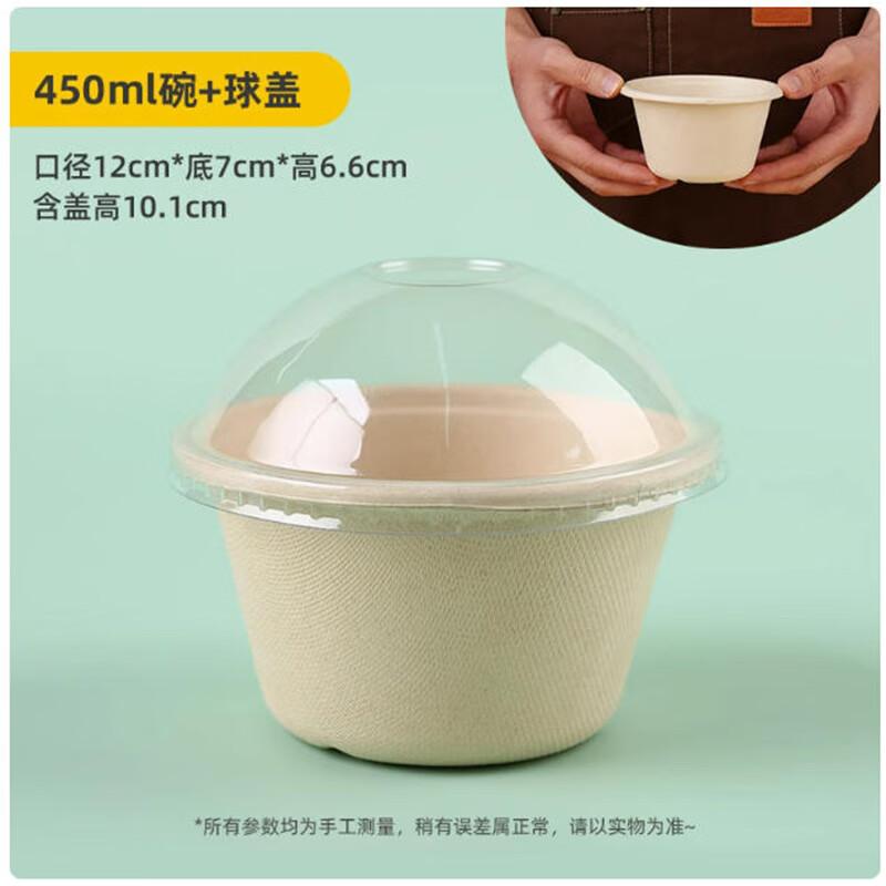 Disposable Paper Ice Cream Bowls with Dome Lids