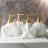 Nordic Ceramic Bottle Set for Shampoo Conditioner Soap Lotion Hotel Bathroom Accessories