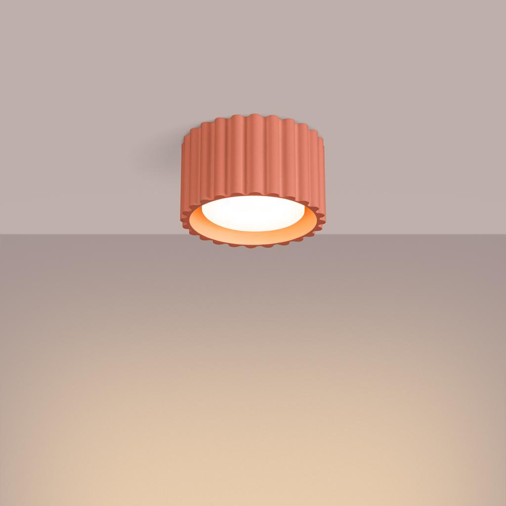 Plafon Aura 1 Gx53 Brzoskiwniony Alu Sollux Sl.1827