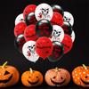 1-10Bags Scary Halloween Latex Balloons 12 Inch White Black Red Bloody Eyes Skull Balloon for Party Celebration Holiday Decor