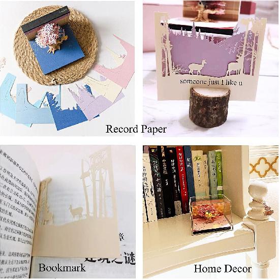 

3D блокнот с подсветкой, забавный милый трехмерный блокнот для бумажной резьбы, сделай сам, строительный блок, кавайные липкие заметки, блокнот для заметок, креативное ремесло зелёный