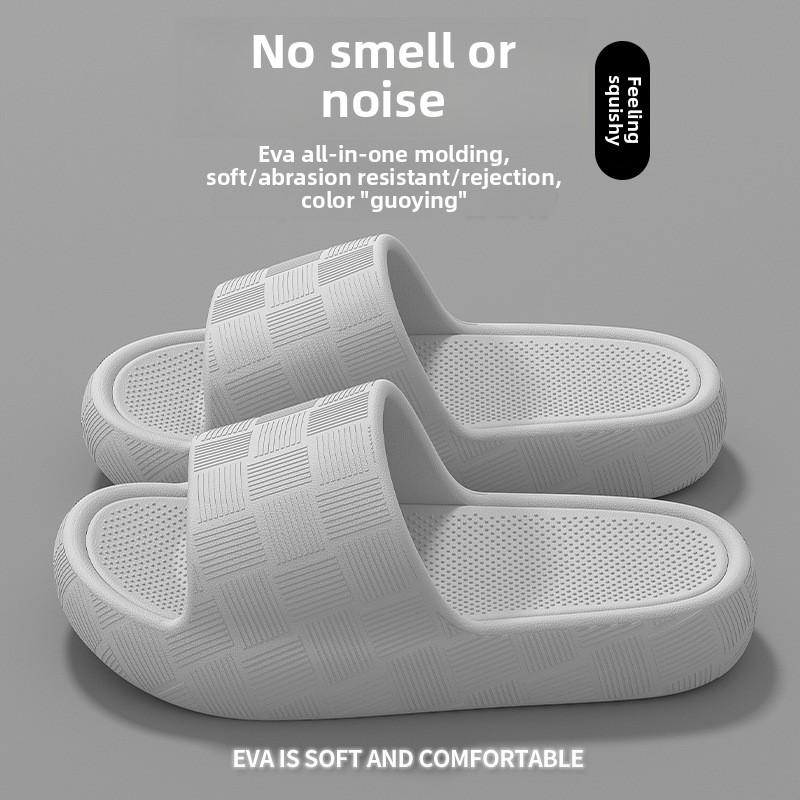 EVA Slippers for Men Taking Showers and Women Staying At Home In Summer. Non Slip and Odorless Slippers with Thick Soles