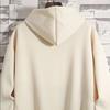 Autumn Winter Women Plus Size Loose Hooded Zipper Cardigan Sweater