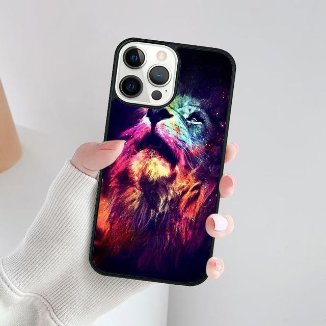 King Lion Roaring Phone Case For For iPhone 17 Air 16 15 11 12 13 14 Pro Max Plus Coque