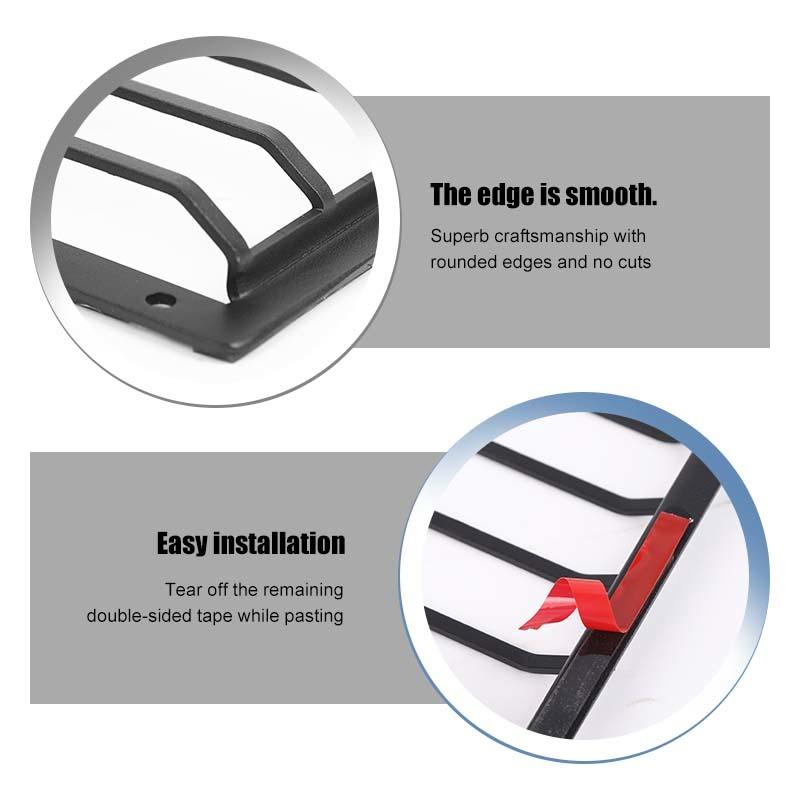 Car Front Bumper Daytime Running Light Rear Bumper Fog Lampshade Protecctive Decoration Stickers For Jetour Traveler  T2 2024 Up Exterior Accessories