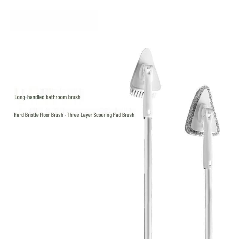 Huinizu Long Handle Hard Bristle Bathroom Cleaning Brush