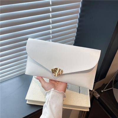 Neue Fashi Damen Große Kapazität Umschlag-Clutch Tasche Einfarbige Lässige Einfache Handtasche