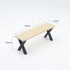 1Set 1:12 Dollhouse Miniature Tables Round Stool Outdoor Camping Chair Model Decor Toy Doll House Accessories