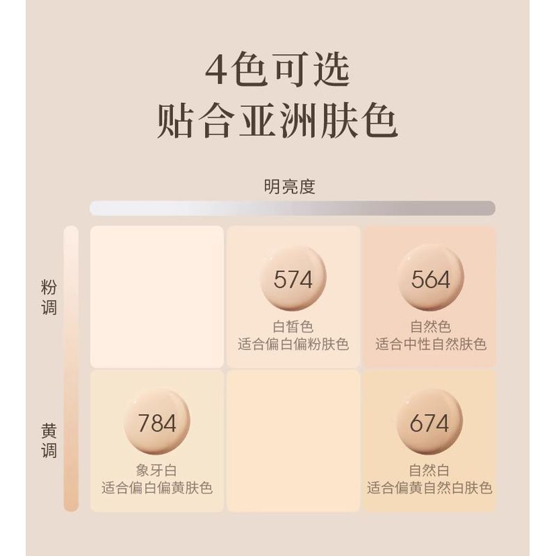 TOM MARK - Matcha Longwear Air Cushion Cream Foundation with Refill - 4 Shades