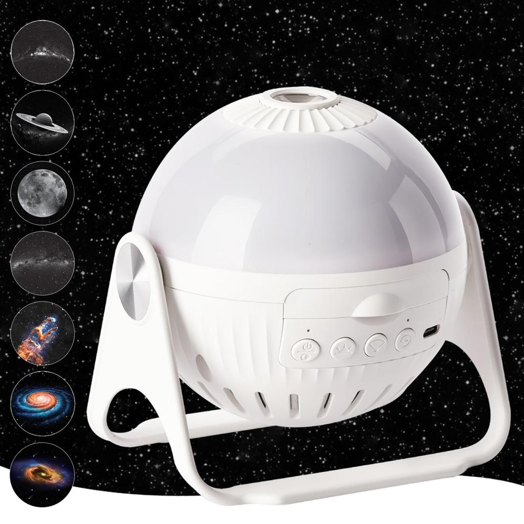 Planetarium for Home Use Authentic Popular Milky Way Constellation Aurora Starry Sky Solar System Deer Sea 7 Types of Movie Film HD Zoom Starry Sky