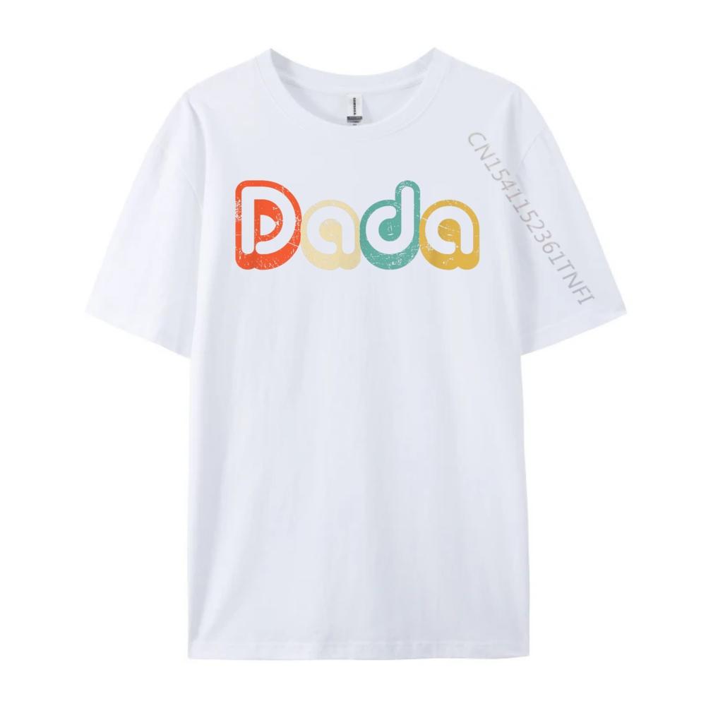 Father Day For New Dad Him Papa Grandpa Dada Graphic Tee Cotton Funny T Shirts