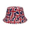 Fisherman's Hat for Spring/Summer Sports, Soccer, and Basketball Events with National Flag Design