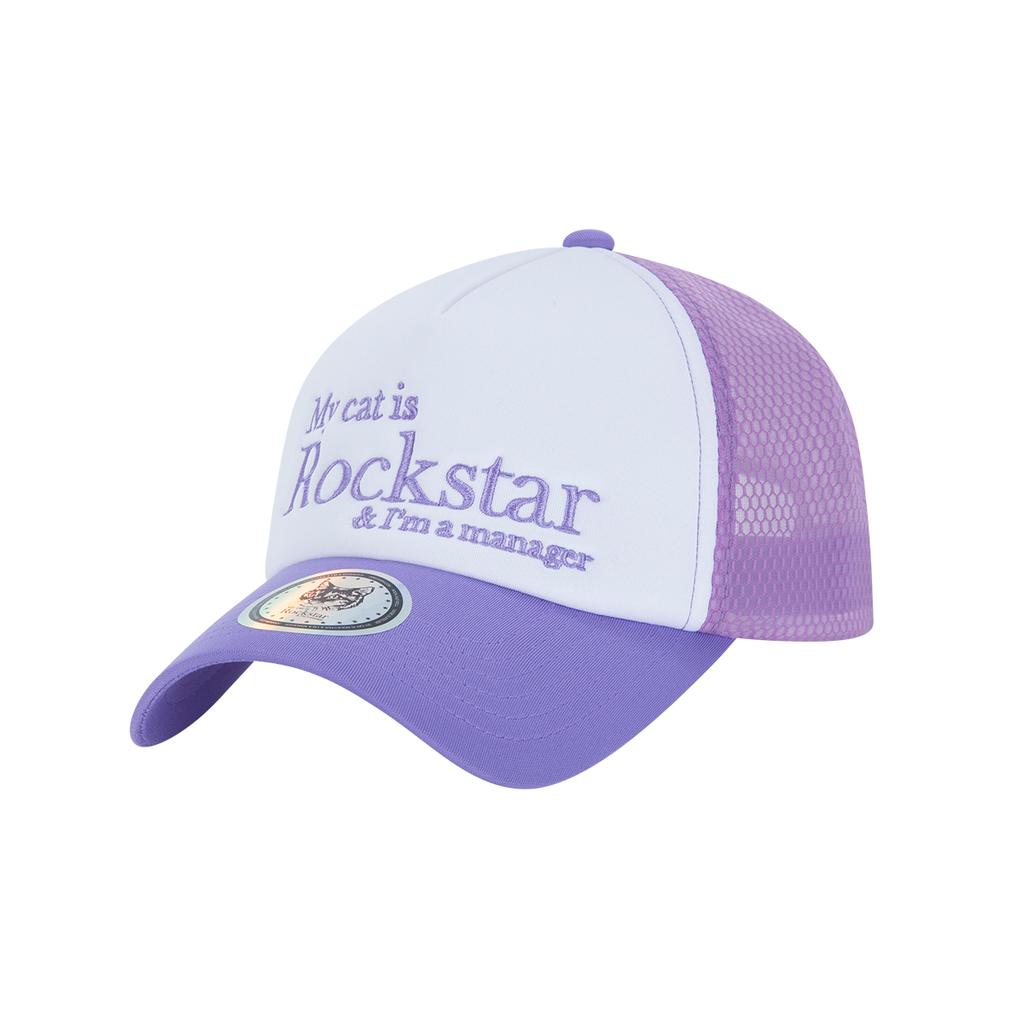 JOEGUSH Rockstar Cat Mesh Cap (Violet)