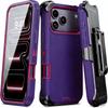 Heavy Duty Hybrid 3IN1 Ott Defender Case For iPhone 17 16 15 14 Plus 13 12 Pro Max Air 17e 16e Shockproof PC Cover With Clip