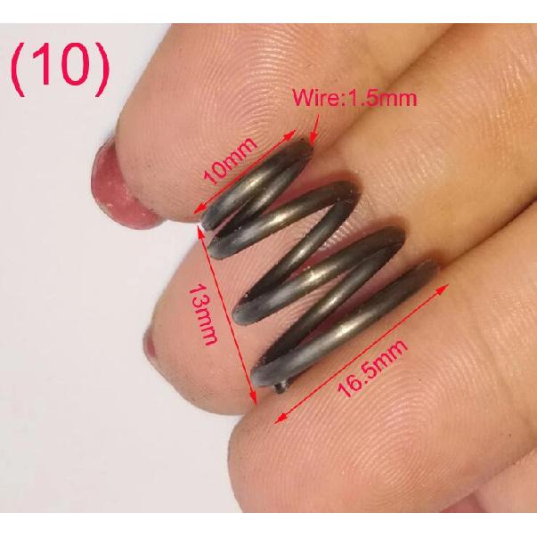 2pcs Conical Coil Spring Conical Sprial Compression Spring Double Conical Spring