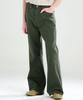 ZPLISH Looped Flared Pants Khaki