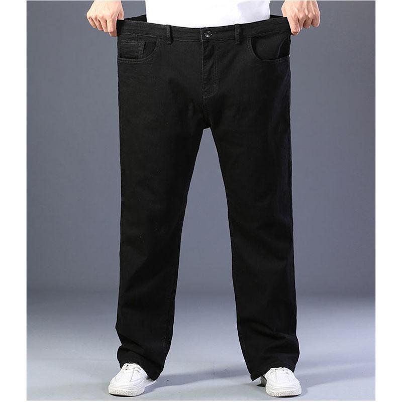 Work Jeans da uomo Plus Size Stretch Straight Pantaloni neri larghi  acquista in modo economico — spedizione gratuita, recensioni reali con foto  — Joom