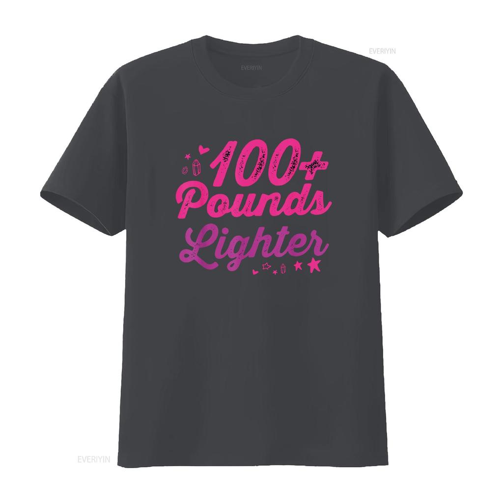 I lost 100 pounds Lighter Health goals Celebration Idea T Shirt vintage Washed Stretched Unisex Casual graphic streetwear