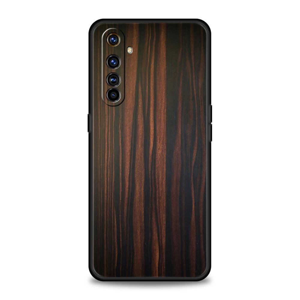 Luxury Vintage Wood Grain Pattern Case For Realme C67 C63 C55 C53 C35 C25 C21 GT 2 3 5 6 10 11 12 13 Pro 5G Soft TPU Phone Cover