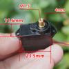 Dc 3V-6V Micro Mini M10 Motor Gearbox 12G Metal Steering Gear 360 gradi