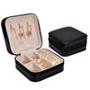 PU Leather Earrings Storage Case Large Capacity Mini Jewelry Display Box  Travel
