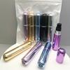 5Pcs/Set Travel Perfume Bottle Refillable Portable Mini Atomizer Spray Refill Bottle Women Pocket Dispenser Cologne Sprayer 5ml