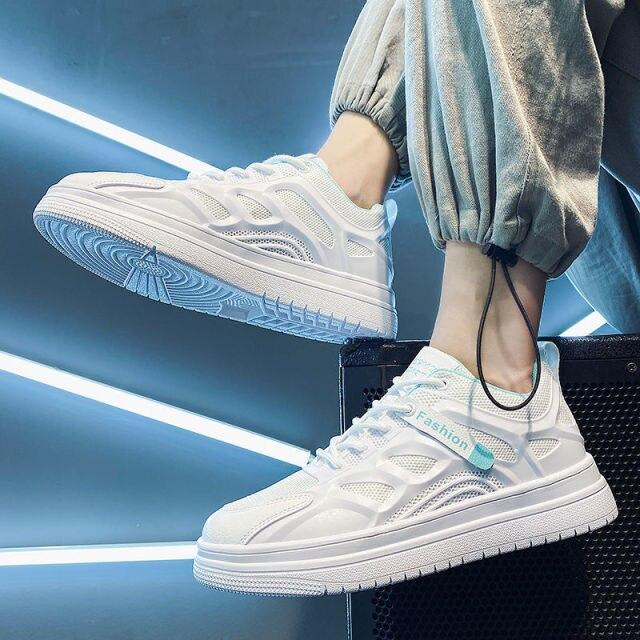 Pantofi Sport de Toamnă pentru Bărbați, Noi, din Plasă Respirabilă, cu Platformă Înaltă, pentru Studenți, Tenis, Baschet, Tendință de Modă Masculină, Adidași Casual