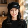 Suede Beret Hats Warm Newsboy Cap Classic Design Japanese-Style Cap  Daily Travel