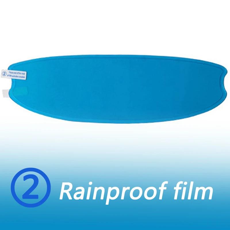 Universal Helmet Clear Rainproof Film Anti-Fog Film Helmet Lens Nano Coating Sticker Motorcycle Rainy Safety Driving Accessories