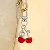 Kawaii Cherry Keychain Cute Acrylic Bag Charm & Car Decor, Adorable Gift for Women Girls Birthday Valentine Gifts Accessories