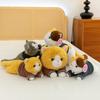 Cute Cat Doll Cute Clothing Cat Plush Toy Three Flower Cat Doll Ornament Birthday Gift