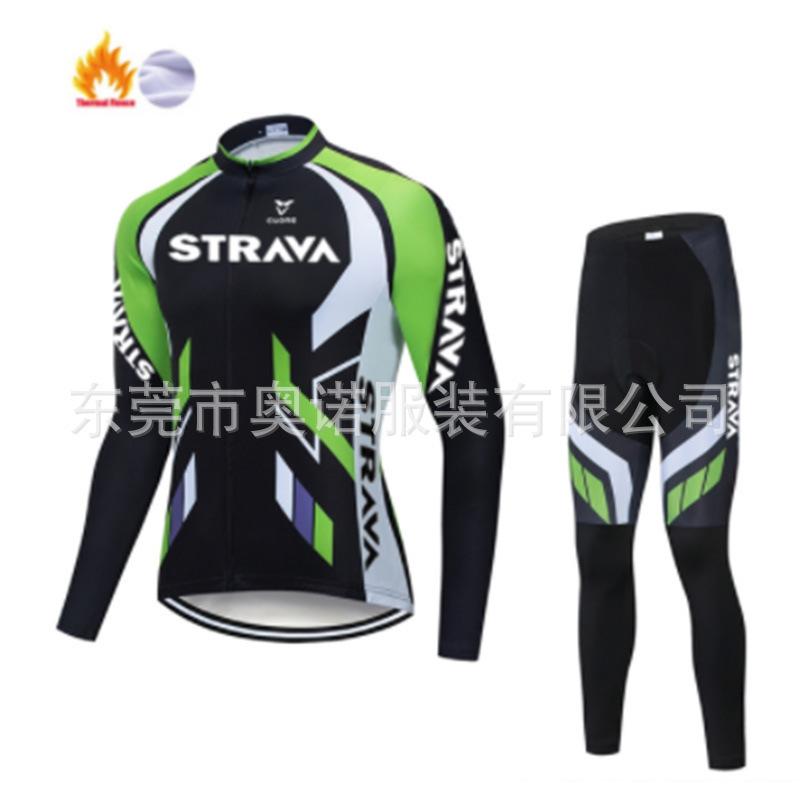 Spring, Autumn and Winter Long Sleeve Overalls Fleece Thermal Cycling Suit Bicycle Outdoor Equipment Fleece XXS
