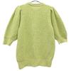 Mila Owen Five-quarter sleeve Linen blend puff sleeve knit pullover knit Women Used