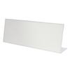 Plus Card W300 X D50 X Holder, Acrylic, L-shaped, H105mm, CT-100L, 62-208