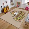Simon's cat Polyester Carpet, Soft Indoor Mat for Office Chair, Living Room, Computer Desk - Decorative Home Office Rug Design