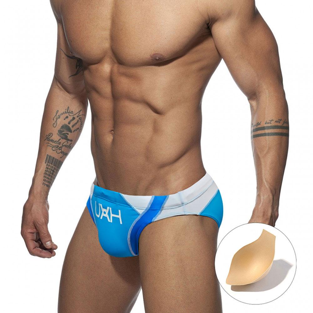 Men's  Fashion Sexy Swim Brief Sexy Brand Swimsuit for Men Surfing Swimwear Beach Shorts