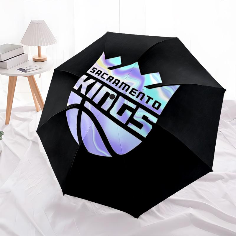 Sacramento Kingspattern, automatic folding umbrella, portable and foldable design, 8 ribs, a Christmas or birthday gift.