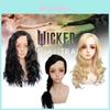 Perucă lungă și creță de anime Wicked pentru femei, perfectă pentru evenimente și petreceri de cosplay