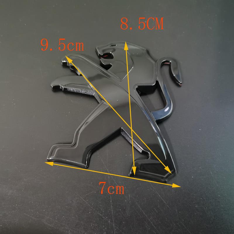 Peugeot 207 307 107 407 507 508 408 308 206 406 5008 3008 Aksesuarları için Metal Araba Logosu Ön Amblem Arka Bagaj Rozeti Çıkartması