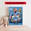 Haaland Personalized Name Diamond Paintings Mosaic Wall Round Diamond Art Painting Kits Embroidery Crystal Accessories Frameless