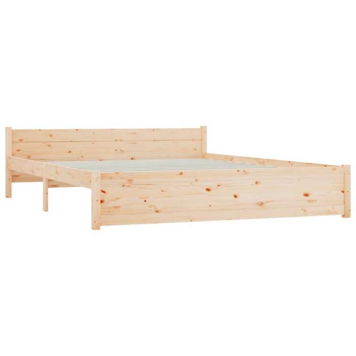 VidaXL Bed Frames Solid Wood 140x190 Cm 815024