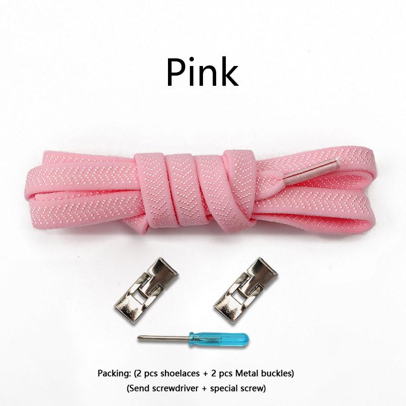 Elastic Laces Sneakers ShoeLaces 1 Second Quick No Tie Shoe Laces for Shoes Kid Adult Unisex Lazy Slippers Lace Strings Decorati