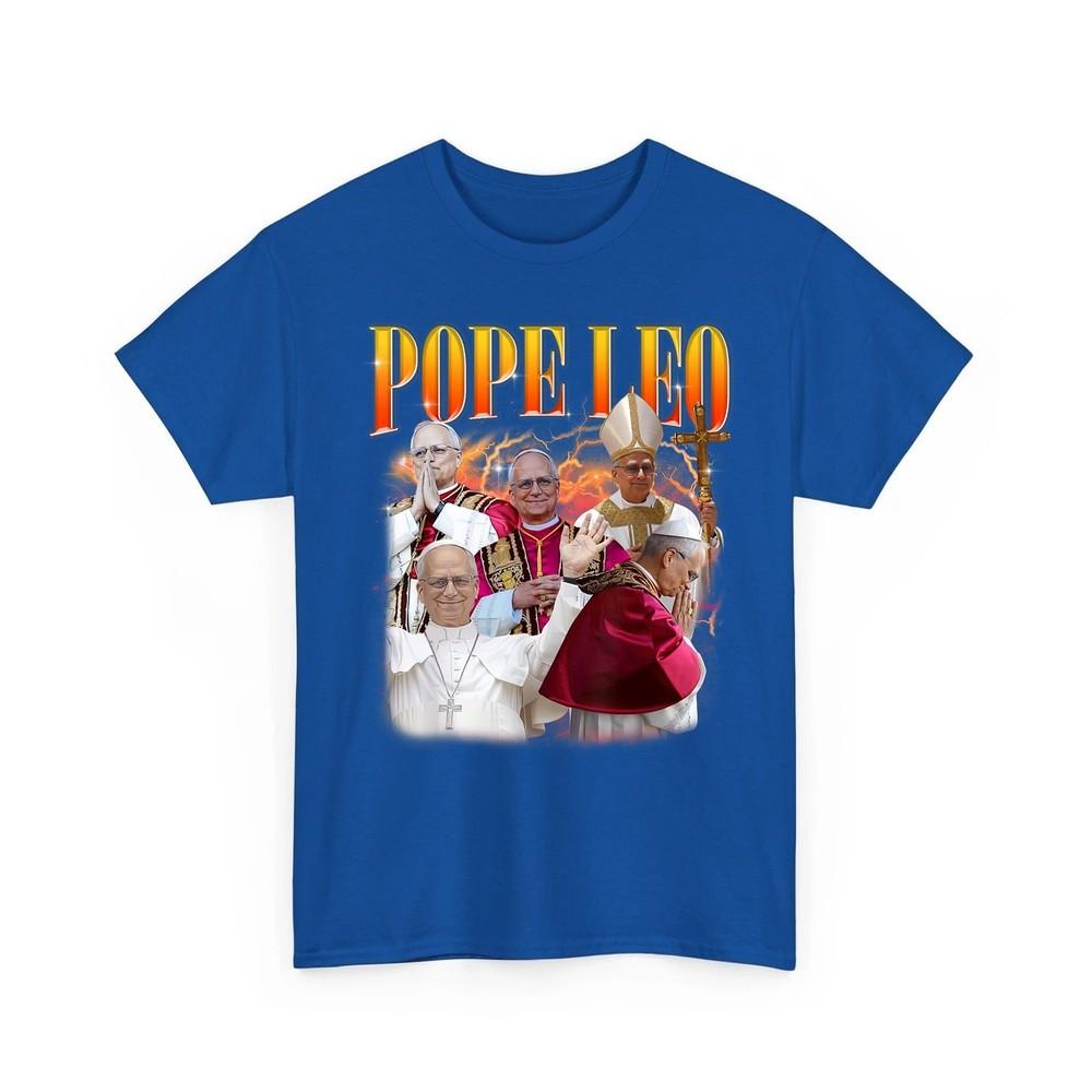 Da Pope From America Chicago Pope Leo XIV Funny Vintage Unisex TShirt Unisex T-Shirt XL
