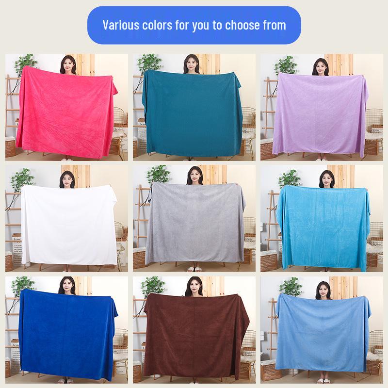 Large Absorbent Beauty Salon Towel: Ideal for Bath, Massage, or Spa, Personalized with Logo Options.