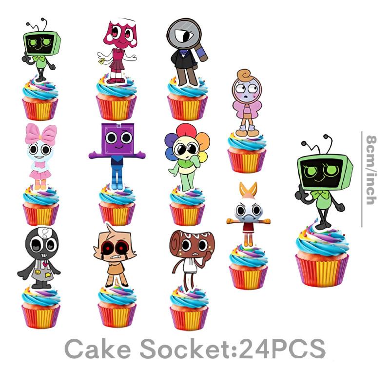 Set Decoratiuni Petrecere Tematica Lumea lui Dandy Cu Farfurii de Hârtie, Pahare și Stindard Pentru Ziua de Naștere a Copiilor