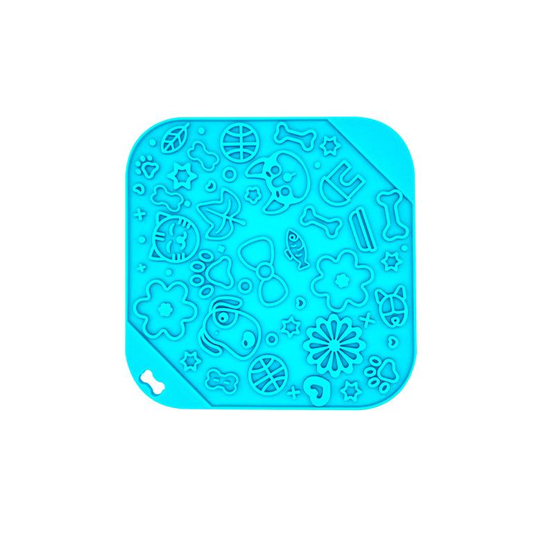 Pet Licking Mat, Pet Utensils, Dog Slow Food Mat, Meal Mat, Suction Cup, Slow Food Mat, Cat and Dog Licking Mat