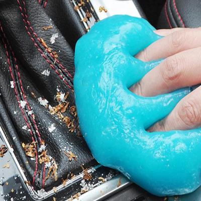 Gel detergente per auto, bocchette dell'aria, cruscotto, tastiera del computer portatile, lavaggio magico dell'auto, interni, polvere, sporco, fango, fessure, pulizia riutilizzabile, melma, strumento di lavaggio