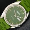 VINTAGE SEIKO AUTOMATIC 7S26A JAPAN MENS GREEN COLOR DIAL WATCH A708592-1