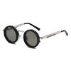 Vintage Round Steampunk Polarized Sunglasses For Men Women Outdoor Sport Shades -Level Adjustable Dimming Sun Glasses Uv400