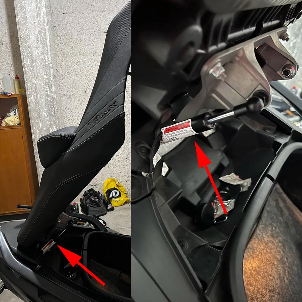 Motorcycle Accessories Seat Lift Supports Struts Arms For Yamaha T-MAX TMAX 500 530 TMAX500 TMAX530 Shock Absorbers Lift Seat